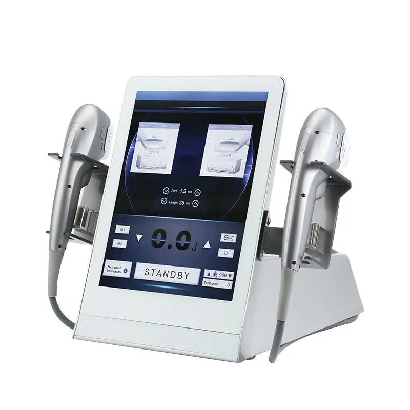 7D HIFU Machine with 7 Cartridges - Face Lifting & Body Slimming Device for Skin Tightening & Fat Reduction