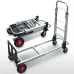 Folding Cargo Trolley - 100kg Load Capacity, Metal Frame, Multi-purpose for Logistics & Outdoor Use