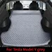 For Tesla Model 3 & Y 2017-2024 Inflatable Air Mattress - Suede Fabric Car Travel Bed for Outdoor Camping