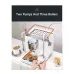 Semi-automatic Espresso Machine with Double Pumps & Three Boilers - 220V Small Commercial Coffee Maker