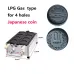 Gas/Electric Japanese/Korean Coin Waffle Maker - Gold Coin Shape Muffin & Pancake Stuffed Waffle Machine [Coin Waffle, Muffin Maker]