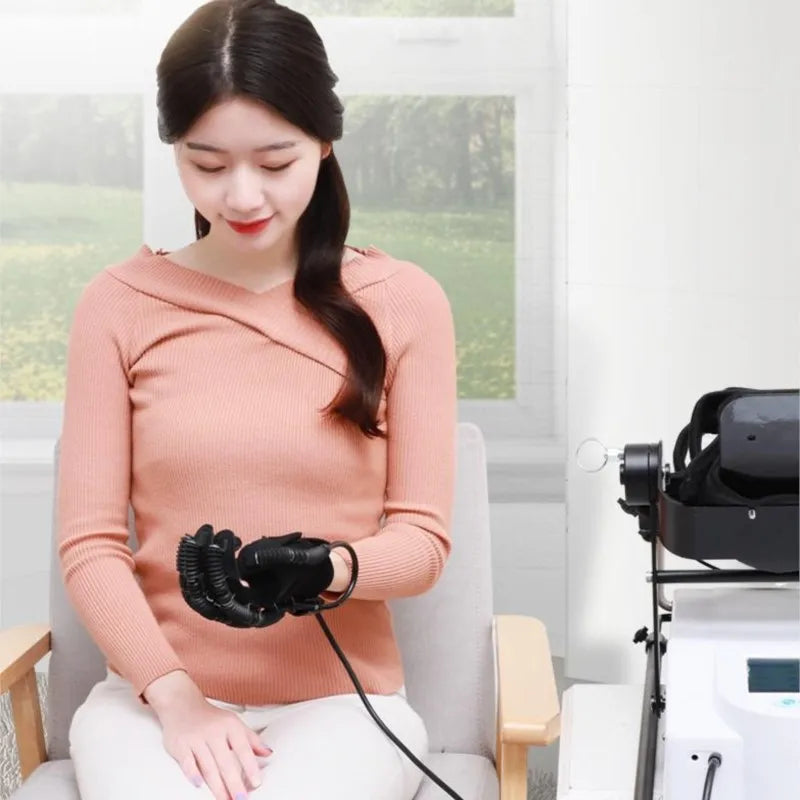 Stroke rehabilitációs kesztyűk és lábtornász felszerelések a hemiplegia helyreállításához – Kényelmes térdtréning robotok