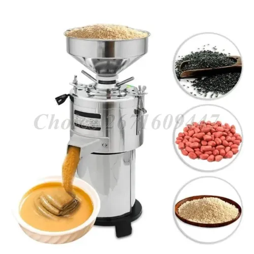 High-Quality Sweet Tahini Paste Sesame Making Machine | Peanut Colloid Mill Maker [Tahini, Sesame Paste, Peanut Butter]