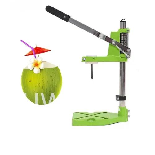 Green Coconut Punching Machine - Stainless Steel Manual Coconut Opener Tool for Juice Stores & Home Use