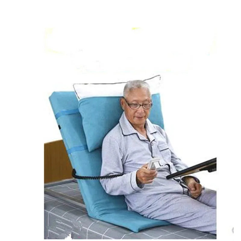 Electric Assist Nursing Bed Backrest Frame for Elderly & Paralyzed Patients - Adjustable Get-Up Booster [Electric Bed, Elderly Care, Patient Support]