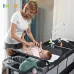 Draagbaar babybed met luiertafel, multifunctionele wieg voor pasgeborenen en schommelstoel voor kinderen van 0 tot 6 jaar