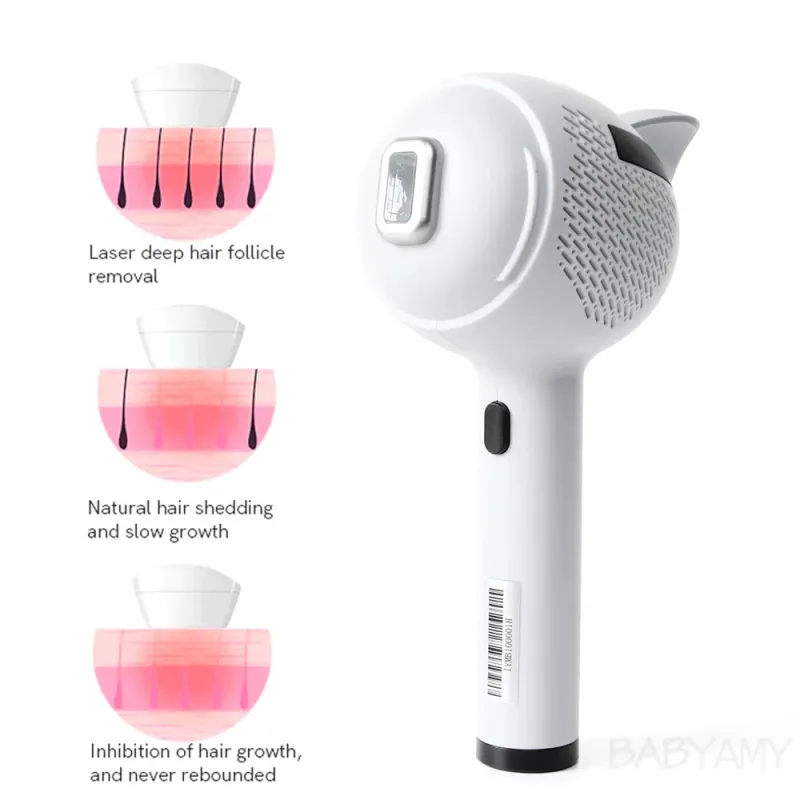 808nm Diode Laser Hair Removal Machine - Permanent Painless Hair Removal for Whole Body, 110V-220V, Skin Cooling & Whitening