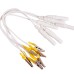 12 stuks Alligator Clip Kabel voor Hwato SDZ-II SDZ-III SDZ-IIB Electro Acupunctuur Instrument, Acupunctuur Naald Clips [Elektrotherapie, Acupunctuur Accessoires]