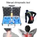 Chiropractische aanpassingstool met 6 niveaus en 4 koppen - Handmatige wervelkolommassagepistool voor wervelkolomtherapie [wervelkolommassage, chiropractische tool]