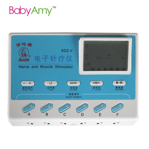 SDZ-V 6-kanaals TENS-stimulatormassageapparaat - Elektrische acupunctuurtherapie voor verlichting van zenuw- en spierpijn
