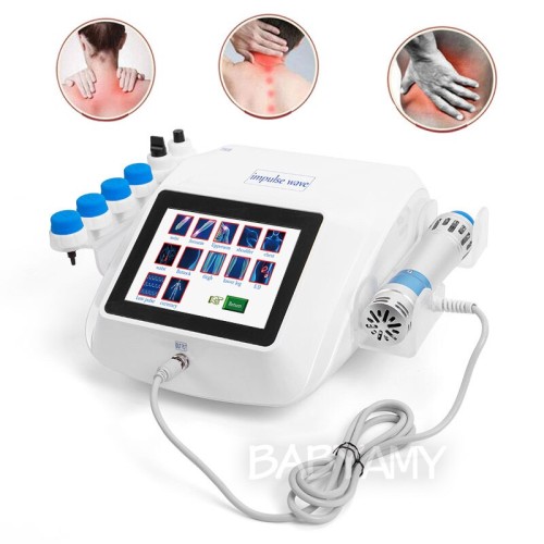 Professionele Shockwave-therapiemachine met touchscreen voor pijnverlichting, ED-behandeling en lichaamsmassage [Shockwave-therapie, pijnverlichting, ED-behandeling]
