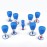 10pcs HACI Five Element Needle Magnetic Cupping Set - Strong Magnetic Vacuum Acupuncture Therapy for Pain Relief & Wellness [Magnetic Therapy, Acupuncture Cupping]