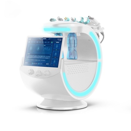 Ice Blue Hydro Machine 7-in-1 Skin Analysis & Care Device for Facial Cleansing, Hydrafacial, Anti-Aging [Skin Analysis, Hydrafacial]