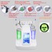 7 in 1 Vacuum Face Cleaning Dermoabrasion Hydra Facial Machine con RF, ultrasuoni e peeling a getto di ossigeno per la cura della pelle e anti-invecchiamento