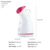 Vaporizzatore per il viso Nano Steam, nebulizzatore riscaldante per impacchi caldi, umidificatore per l'idratazione della pelle, nebulizzatore per l'idratazione profonda dei pori