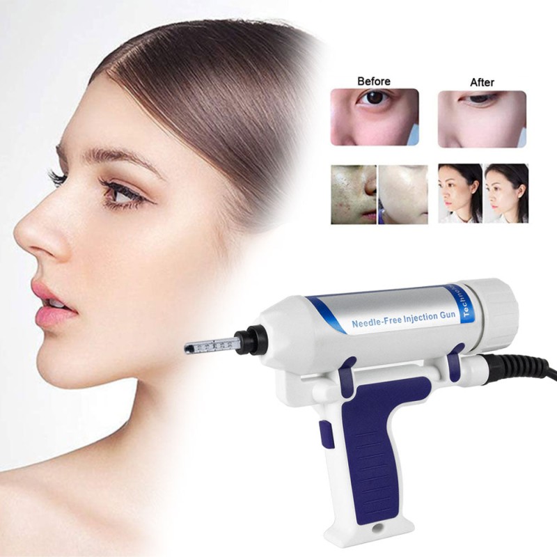 프로페셔널 히알루론산 주사기 네부라이저 펜 - 바늘 없는 피부 재생 및 미백 마이크로 인젝터 [히알루론산, 스킨 케어]