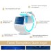 Smart Ice Blue Magic Mirror Skin Analyzer - AI Face Lifting, Microdermoabrasion, Oxygen Sprayer, Hydrodermabrasion Deep Cleaning Machine