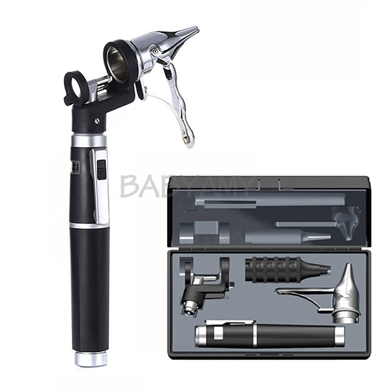 Nasal Endoscope with Fiber Optic Lighting & 2x Magnifying Lens, Adjustable Brightness for Rhinitis Examination