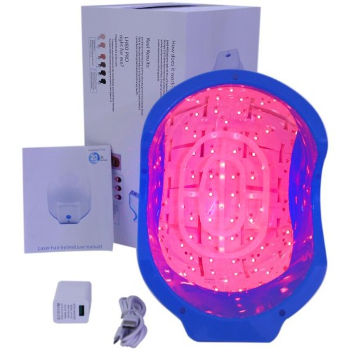 Laser Therapy Hair Growth Helmet - 80 Laser Diodes for Hair Regrowth, Alopecia Treatment for Men & Women