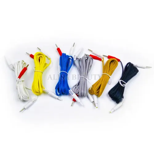 6 stuks 2 mm naalddiameter therapiekabelonderdelen voor SDZ-II elektrische zenuw-spierstimulator en elektroacupunctuurmassageapparaat