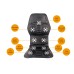 12V Full-Body Massage Cushion with Heat & Vibration for Car, Home, Office - Back & Neck Relaxation
