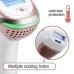 MiSMON MS-206B IPL Laser Hair Removal Device for Women & Men - Permanent Hair Removal for Face & Body, 300,000 Flashes, 5 Energy Levels, Skin Tone Sensor