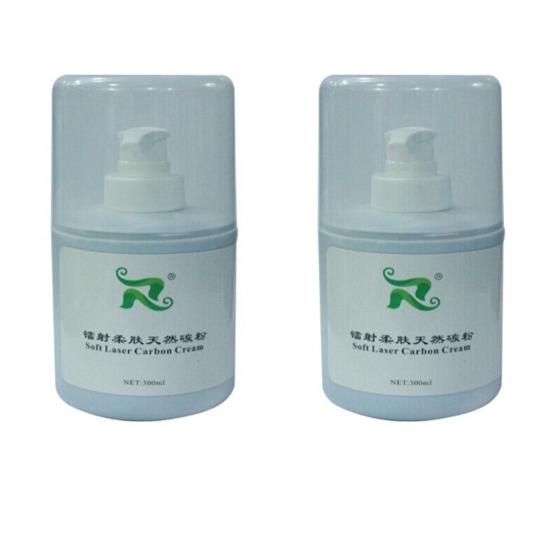 Laser Carbon Gel Cream for Nd:Yag Laser Skin Rejuvenation 300ml 2pcs - Tighten, Whitening, Minimize Pores [Laser Carbon Gel, Skin Rejuvenation]