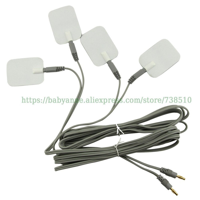 Zelfklevende elektrodepads 6x4,5 cm voor Haihua CD-9-serie - QuickResult-therapeutisch apparaat [elektrotherapie, pijnverlichting]