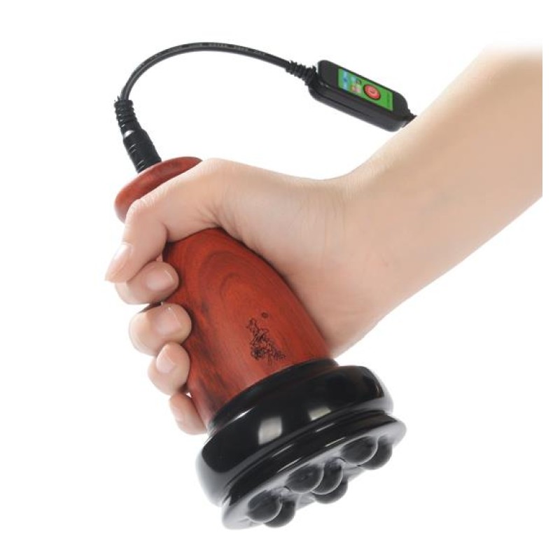 Bian Stone Gua Sha Massager: Full Body Meridian Therapy with 5-Level Heat Control [Bian Stone, Gua Sha, Meridian Massage]