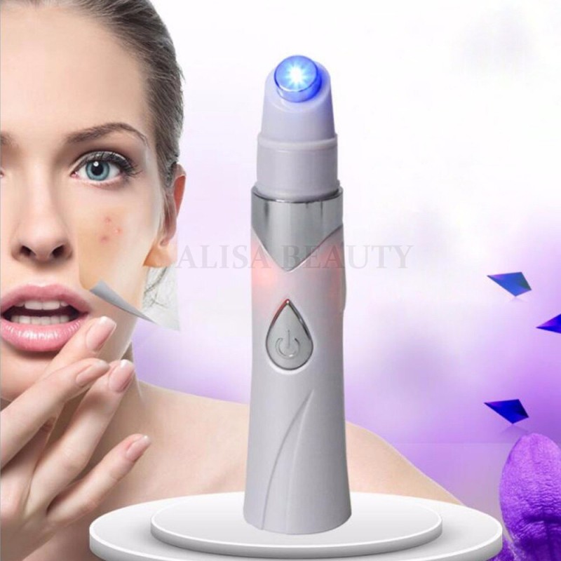 Anti Acne Pen Blue Light Therapy Acne Laser Pen for Facial Skin Care, Pore Shrinking & Anti-Wrinkle Beauty Instrument [Blue Light Therapy, Acne Treatment]