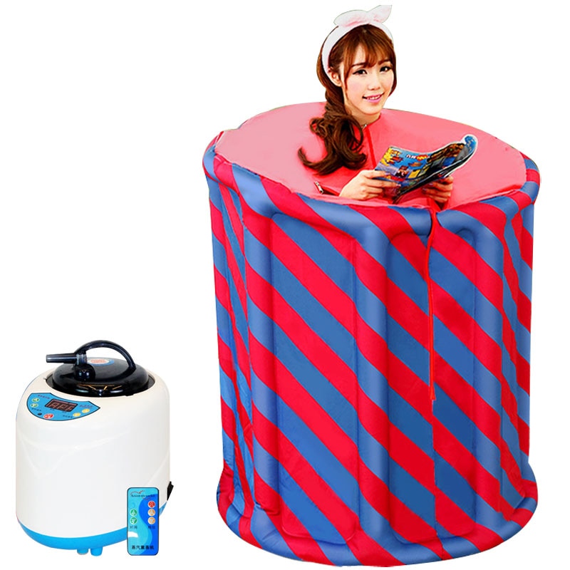 Home Sauna Steam Box with Aromatherapy, Slimming, Detox & Insomnia Relief, 110-240V for US EU UK