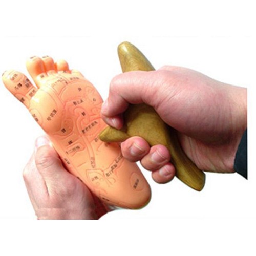 Camphor Wood Trigonometric Massage Cone - Wooden Lymphatic Massage Stick & GuaSha Board for Relaxation [Lymphatic Drainage, Foot Massager, Body Relaxation]