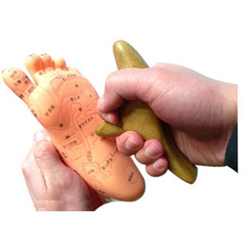 Camphor Wood Trigonometric Massage Cone - Wooden Lymphatic Massage Stick & GuaSha Board for Relaxation [Lymphatic Drainage, Foot Massager, Body Relaxation]