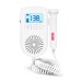Bärbar 3MHz fetal Doppler - Ultraljudsmätare för prenatal pulsmätare med LCD-skärm, ergonomisk design, säker och exakt babyhjärtslagsdetektor