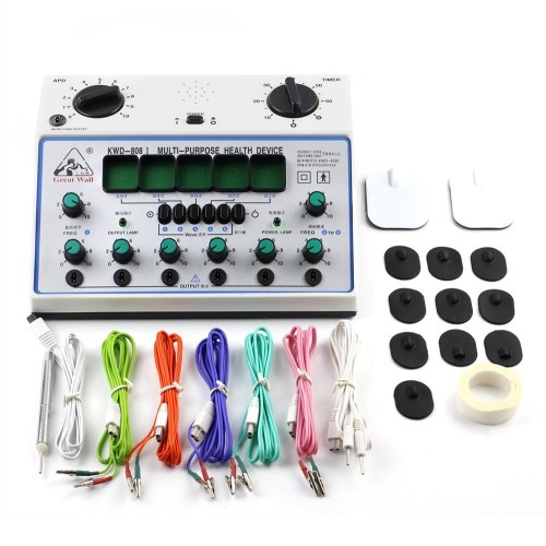 KWD-808I 6-Channel TENS Unit Electro Acupuncture Stimulator - Multi-Purpose Muscle & Nerve Therapy Device