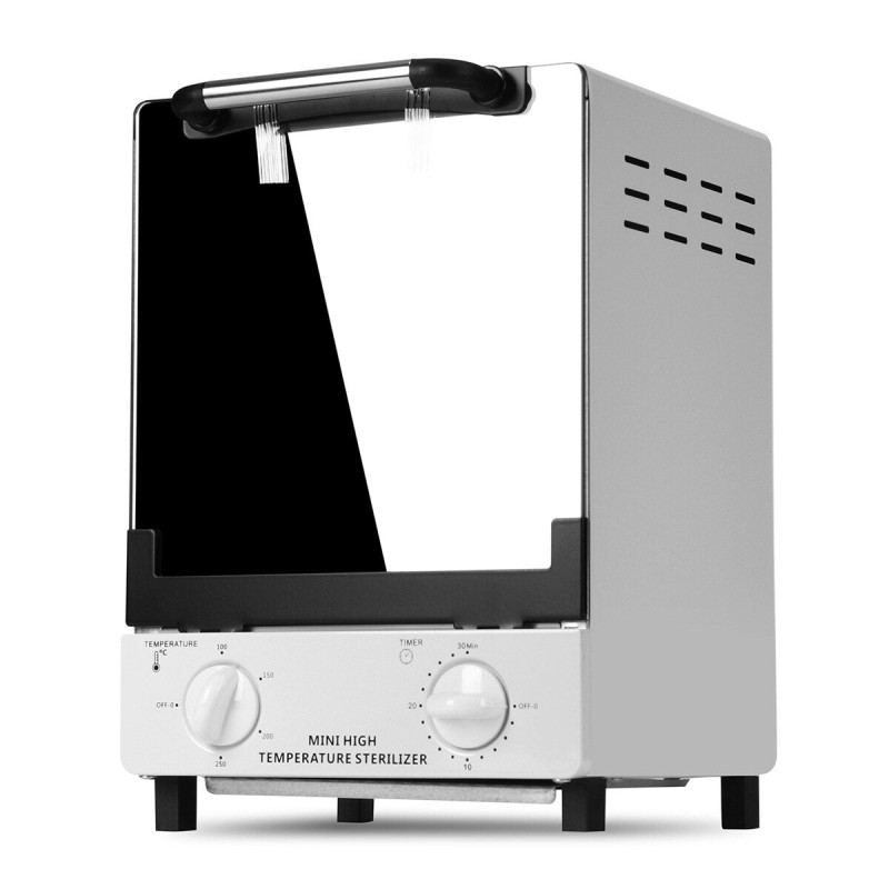 Portable High-Temperature Disinfecting Cabinet for Nail Art Salon - 220V Sterilizer Box for Manicure Tools [Sterilizer, Nail Art Equipment]