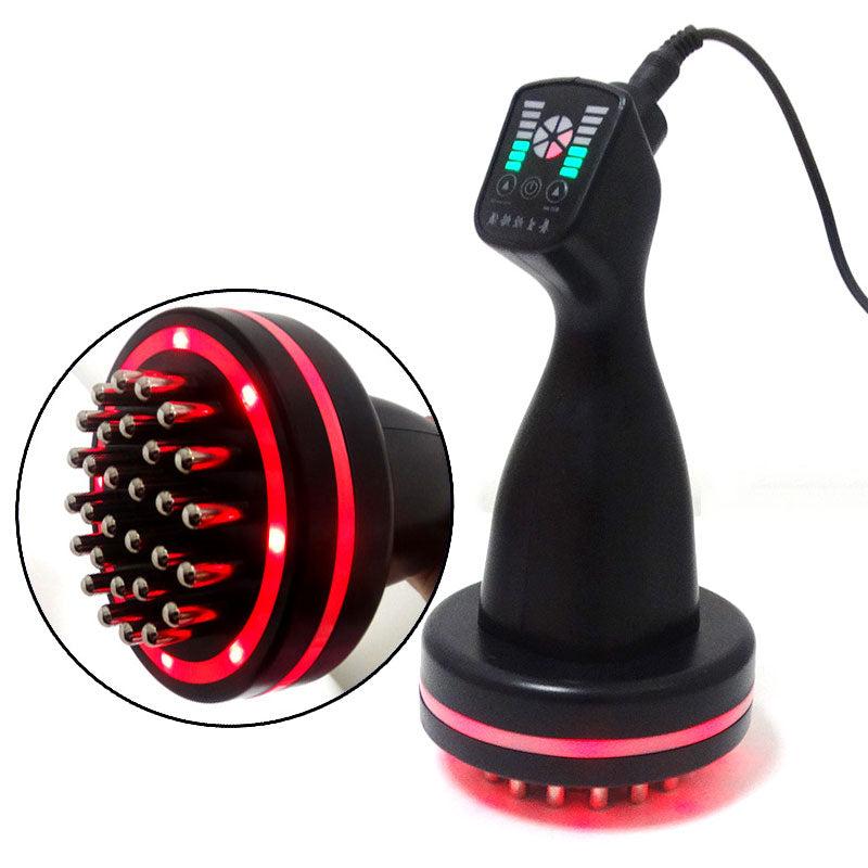 Electronic Acupuncture Slimming Device - BIO Microcurrent Meridian Scrape Therapy & Infrared Body Detox Massage Comb for Weight Loss, Hair Growth, and Pain Relief