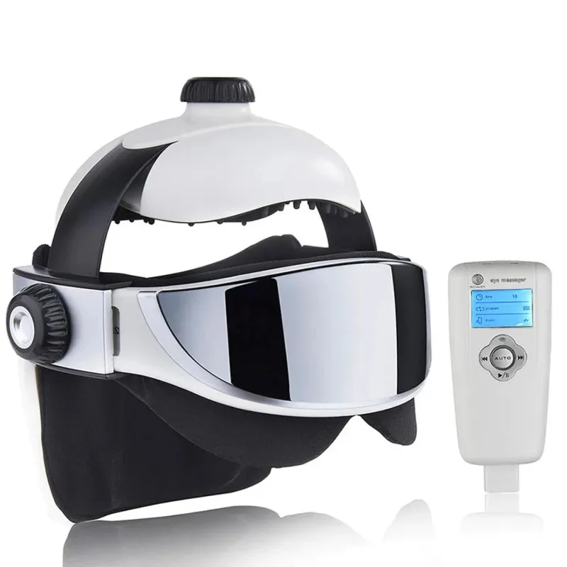 2-in-1 Head & Eye Massager with Infrared, Air Pressure & Music Therapy for Stress Relief & Sleep Improvement