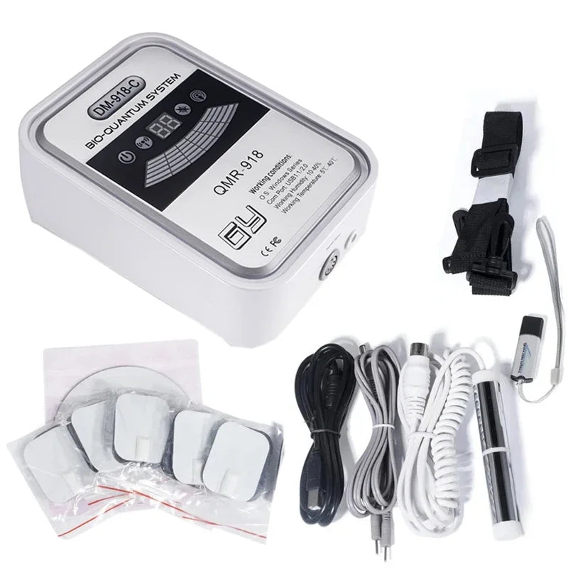 QMR-918 Health Quantum Analyzer - Bioimpedansmaskin för helkroppsskanning med stöd för flera språk