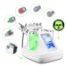 7 in 1 Vacuum Face Cleaning Dermoabrasion Hydra Facial Machine con RF, ultrasuoni e peeling a getto di ossigeno per la cura della pelle e anti-invecchiamento