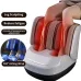 Electric Foot Massager with Heat, Air Compression, Vibration & Roller - Full Leg & Foot Wrap Massage Machine