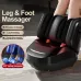 Electric Foot Massager with Heat, Air Compression, Vibration & Roller - Full Leg & Foot Wrap Massage Machine