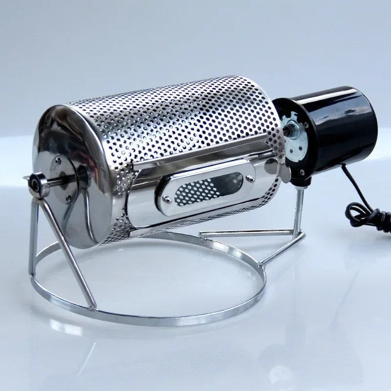 Home Stainless Steel Electric Coffee Bean Roaster - Small Batch Roasting Machine for Coffee Beans & Dry Fruits [Stainless Steel, Low-Noise, Observation Window]