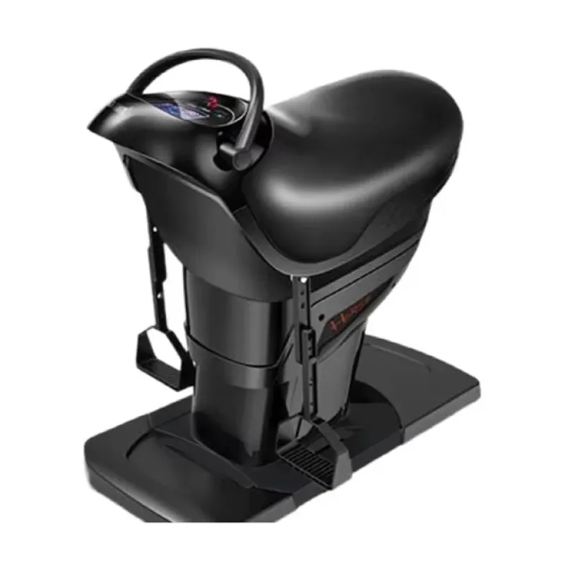 Electric Horse Riding Machine for Abdominal Aerobic Fat Burning & Slimming Fitness Exercise [Horse Riding Simulation, LED Display, 20 Gears]