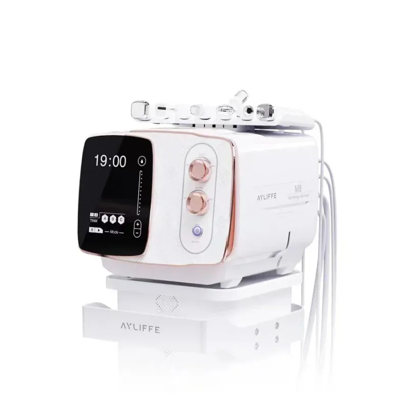 M8 7-in-1 Plasma Hydra Dermabrasion Machine for Skin Whitening, Wrinkle Removal & Hydration | Hydrogen Oxygen Beauty Device
