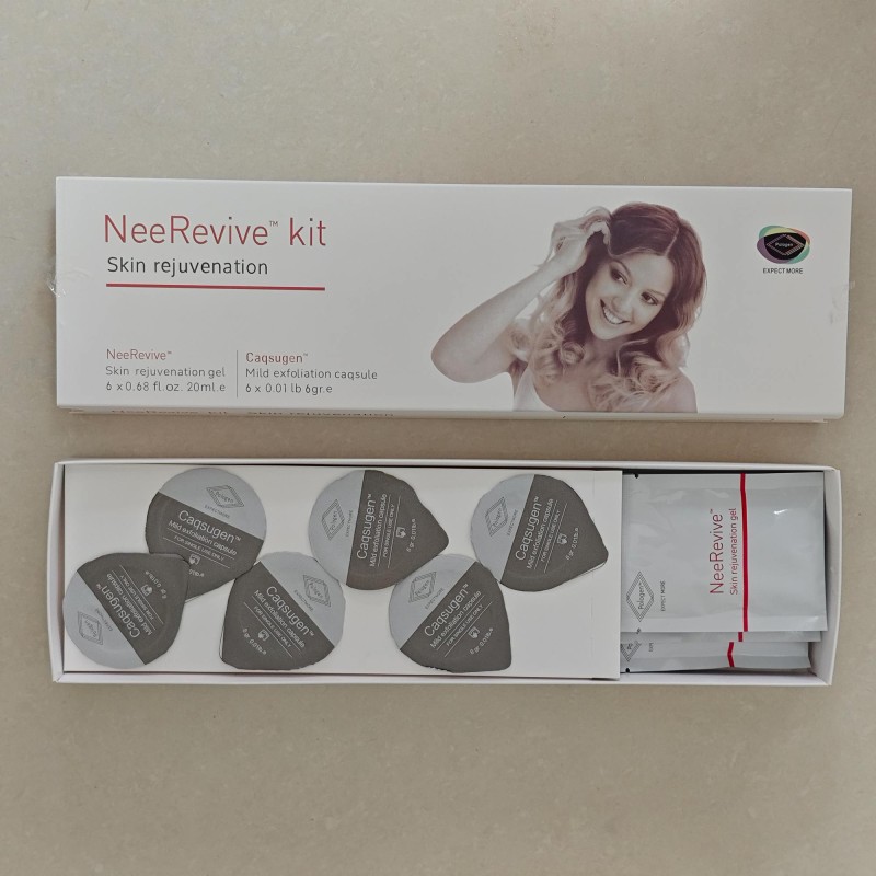 NeeRevive & NeeBright Kit kapszula oxigénbuborékos arcápoló géphez – Hidratáló és fényesítő bőrápoló megoldás