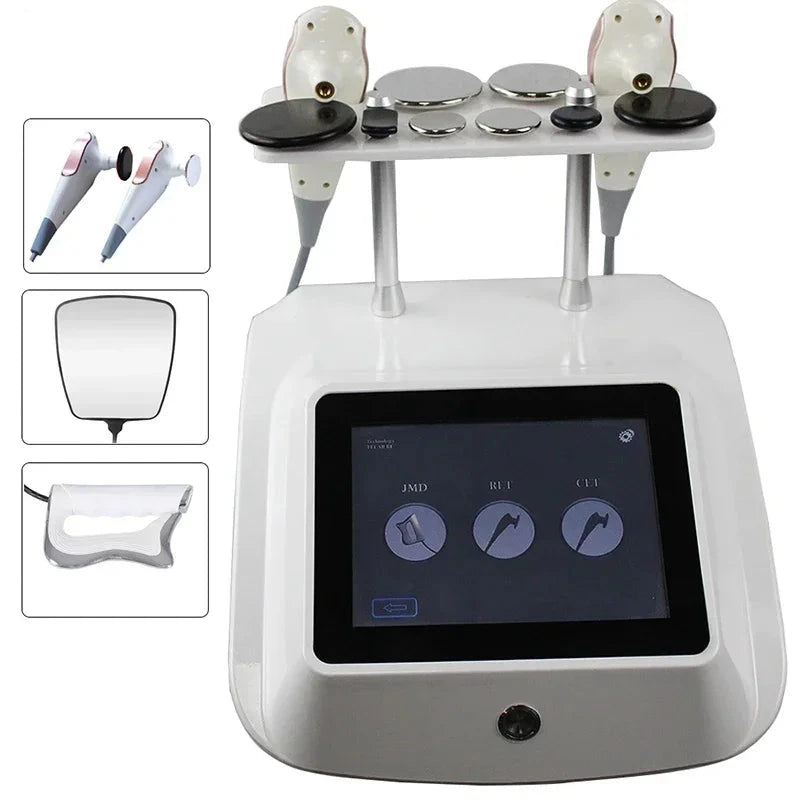 INDIBA Spain 448Khz CET RET Tecar Therapy Machine - RF Diathermy for Weight Loss, Skin Tightening & Pain Relief