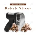 Wireless Electric Kebab Slicer - Rechargeable Handheld Meat Cutter for Shawarma, Gyro & Kebab [Adjustable Thickness, Dual Blades, Fast Charging]
