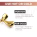 2PCS Luxury Rose Gold Ice Globes for Face - Cryo Sticks Face Roller for Cold & Heat Relief, Anti-Puff, Anti-Aging Facial Massage Tools [Cryo Sticks, Face Roller]