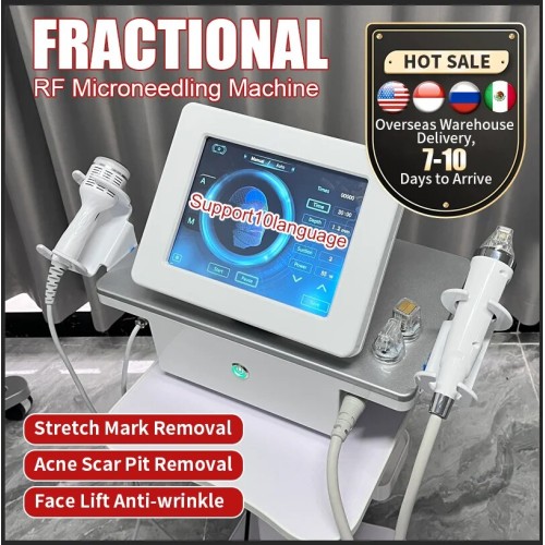جهاز Ice Hammer RF Microneedling لإزالة التجاعيد وشد الجلد وتقليل علامات التمدد [RF Microneedling، تجديد البشرة]